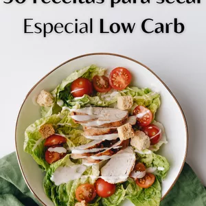 Imagem de capa para o Ebook 50 receitas para secar - Especial Low Carb