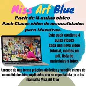 Imagen de portada para Curso online Pack Clases video de manualidades para Maestras