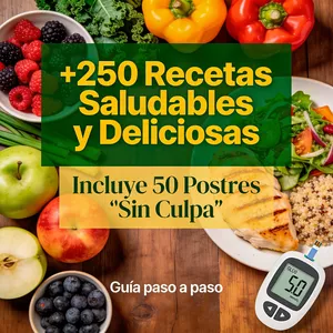 Imagen de portada para Ebook Adiós a la Comida Insípida: El Gran Libro de Cocina para Diabéticos (250 Recetas)