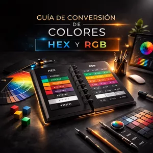 Imagen de portada para Ebook Guía de Conversión de Colores HEX y RGB