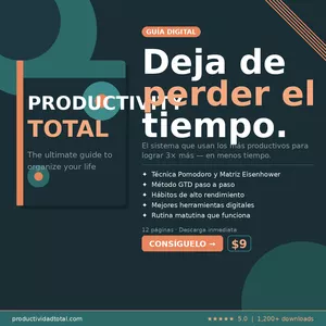 Imagen de portada para Ebook Productividad y organizacion