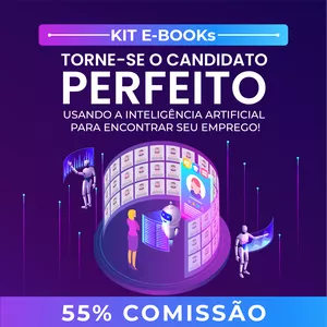 Imagem de capa para o Ebook KIT E-BOOKs RECOLOCAÇÃO | Usando IA para Encontrar Seu Emprego
