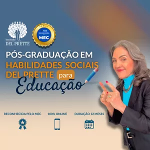 Imagem de capa para o Curso online Pós-Graduação em Habilidades Sociais Del Prette para Educação