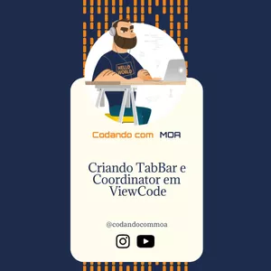 Imagem de capa para o Curso online Criando TabBar com Coordinator utilizando ViewCode