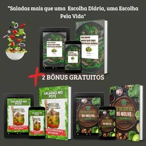 Imagem do curso “Saladas mais que uma  Escolha Diária, uma Escolha Pela Vida"