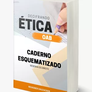Imagem de capa para o Ebook Caderno de Ética Resenha do Direito - Exame da Ordem XXXVII