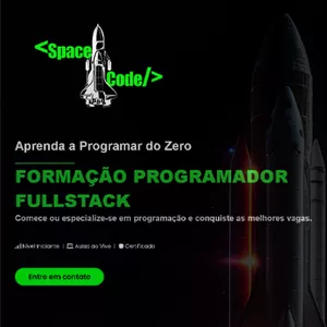 Imagem do curso Formação FullStack  SpaceCode