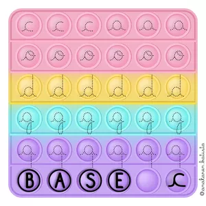 Imagem de capa para o Curso online Pop it da letra cursiva