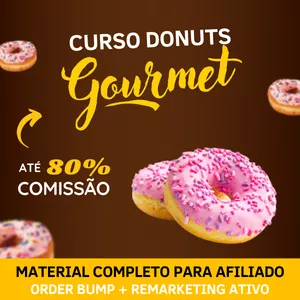 Imagem de capa para o Curso online Curso Donuts Gourmet Lucrativo
