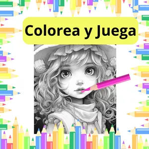 Imagen de portada para Ebook Libro de Colorear y Jugar