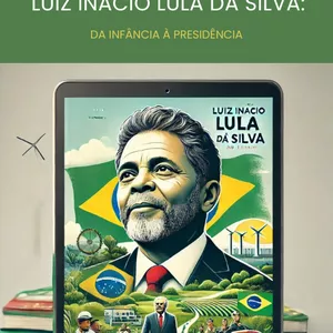 Imagem de capa para o Ebook LUIZ INÁCIO LULA DA SILVA:  DA INFÂNCIA À PRESIDÊNCIA