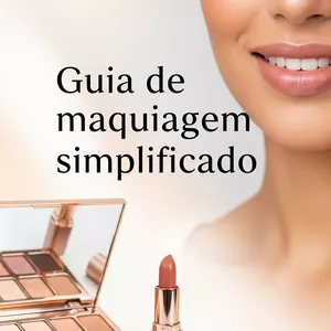 Imagem de capa para o Ebook Guia de maquiagem simplificado 