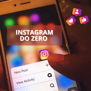 Imagem de capa para o Curso online Instagram do Zero