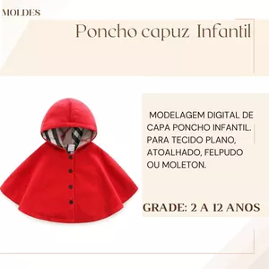Imagem de capa para o Ebook Molde Poncho Infantil