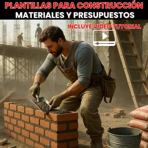 Imagen de portada para Ebook PLANTILLAS PARA CONSTRUCCIÓN CALCULO DE MATERIALES Y PRESUPUESTOS