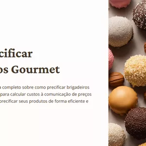 Imagen de portada para Curso online Como Precificar Brigadeiros Gourmet 