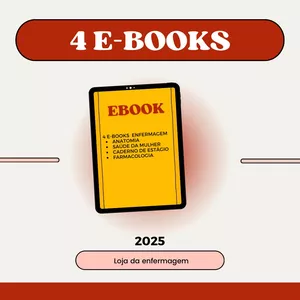 Imagem do curso 4 E-books Enfermagem em PDF 2025