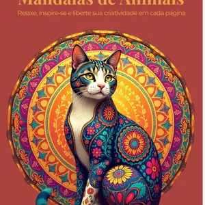 Imagem de capa para o Curso online Colorindo Mandalas de Animais
