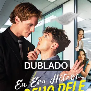 Imagem de capa para o Ebook EU ERA HÉTERO… ATÉ O BEIJO DELE