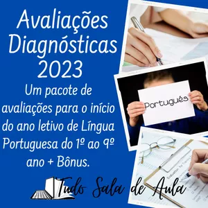 Imagem de capa para o Ebook Avaliações Diagnósticas de Língua Portuguesa 2023