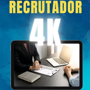 Imagem de capa para o Ebook Como se tornar recrutador 4K