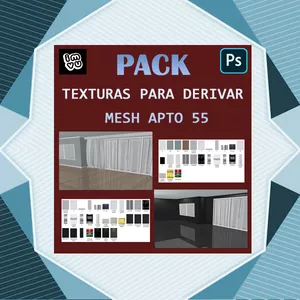 Imagem de capa para o Curso online PACOTE TEXTURA ROOM MESH APARTAMENTO 55