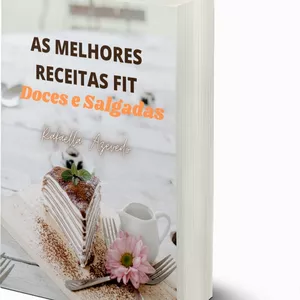 Imagem de capa para o Ebook As melhores receitas fit doces e salgadas 
