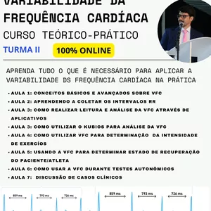Imagem de capa para o Curso online Variabilidade da Frequência Cardíaca- do zero ao avançado