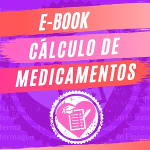 Imagem de capa para o Ebook E-book Cálculo de Medicamentos | Guia Definitivo