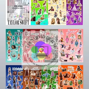 Imagen de portada para Ebook ✨🎶 Stickers Personalizados -11 Eras de Taylor Swift 🎶✨