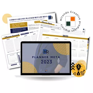 Imagem de capa para o Ebook PLANNER PDF META DO EMPREENDEDOR 2023