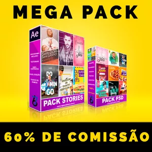 Imagem de capa para o Curso online Mega Pack Stories Editáveis