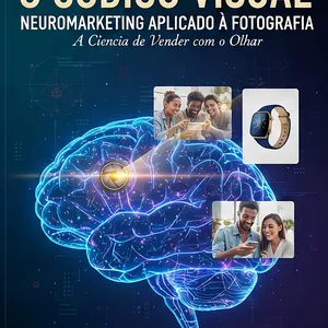 Imagem de capa para o Ebook O CÓDIGO VISUAL NEUROMARKETING APLICADO Á FOTOGRAFIA