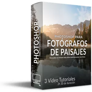 Imagen de portada para Curso online Photoshop para fotógrafos de paisajes