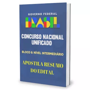 Imagem de capa para o Ebook Concurso Nacional Unificado - Resumo Edital Bloco 8