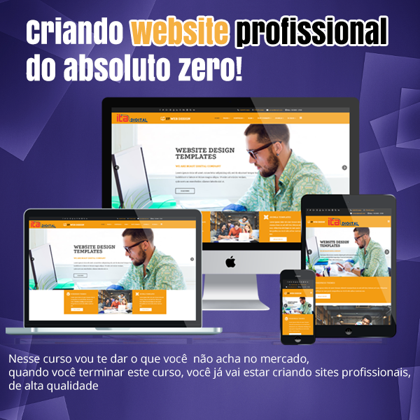 Imagem de Criando website profissional do absoluto zero criado por Ita Digital na hotmart