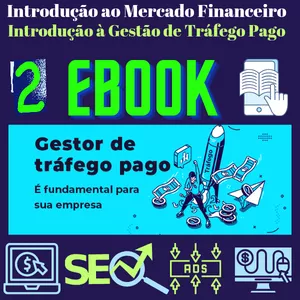 Imagem de capa para o Ebook Gestão de Tráfego Pago ( Iniciante )