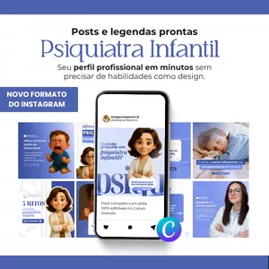 Imagem do curso CANVA PACK PSIQUIATRA INFANTIL
