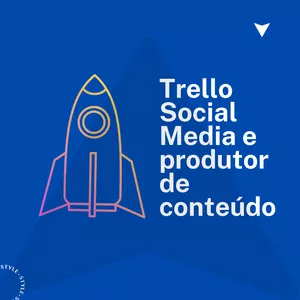 Imagem de capa para o Ebook Trello Social Media e produtor de conteúdo