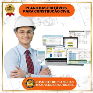 Imagem de Planilhas para Construção Civil e Gestão de Obras criado por Liliane Mota na hotmart