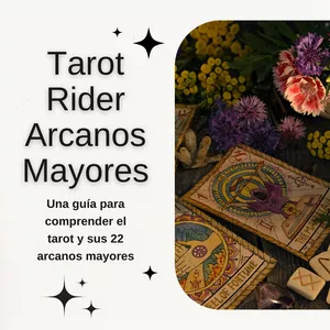 Imagen de portada para Ebook Curso de Tarot Arcanos Mayores  RIDER WAITE