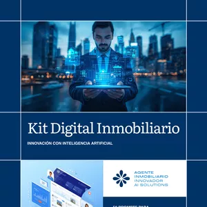 Imagen de portada para Ebook "Kit Inmobiliario IA: 25 Prompts Maestros"
