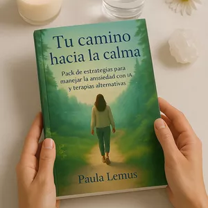 Imagen de portada para Ebook Calma con propósito: Cómo manejar la ansiedad con inteligencia artificial