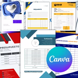 Imagen de portada para Ebook 20 Modelos de Presupuestos Editables en Canva