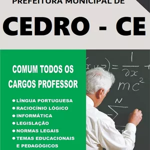 Imagem de capa para o Ebook Cedro CE - MAGISTÉRIO - Prefeitura Municipal