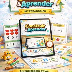 Imagem de capa para o Ebook 🌱 CONSTRUIR &amp; APRENDER