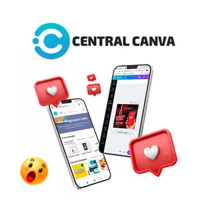 Imagem de capa para o Curso online Pack de Artes Editáveis no Canva - Central Canva