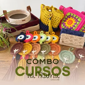 Imagem de capa para o Curso online Combo de Cursos Via Trama Crochê