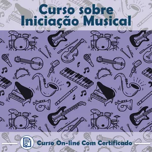 Imagem do curso Curso online sobre Iniciação Musical com Certificado