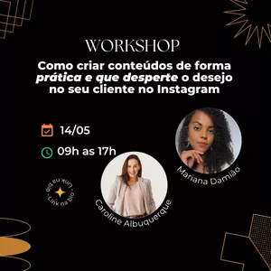 Imagem de capa para o Evento online Workshop: Conteúdos Irresistíveis